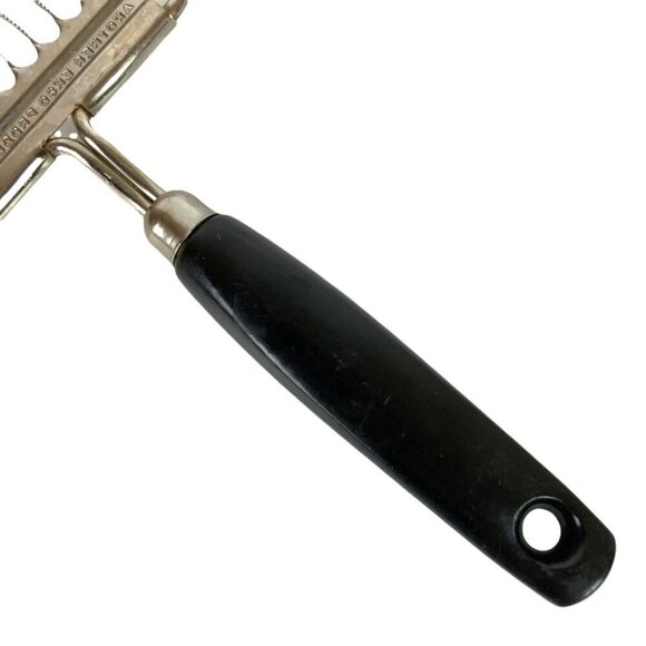 Vintage Ekco Chrome-Plated Tomato & Cheese Slicer With Black Plastic Handle - Picture 4 of 5